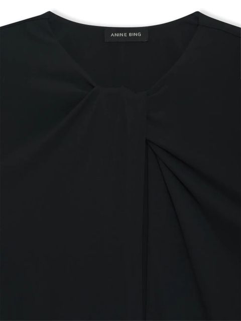 ANINE BING Amaya cut-out top - Black