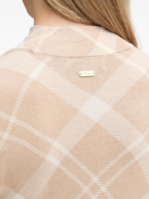 Barbour Savannah argyle high-neck top - Neutrals