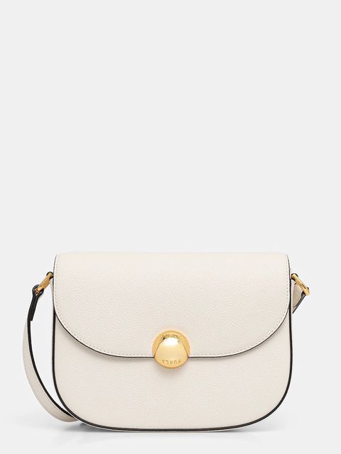 Furla torebka skórzana Moonlight S kolor beżowy WB01887 BX3036 PNN00 - zdjęcie produktu nr 1