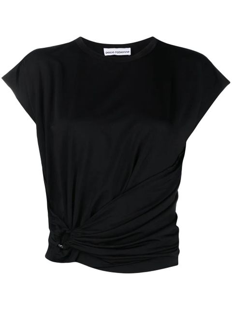 Rabanne side-wrap T-shirt - Black - zdjęcie produktu nr 1