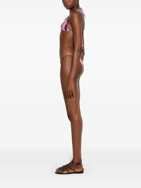 PUCCI Iride-print bikini brief - Pink