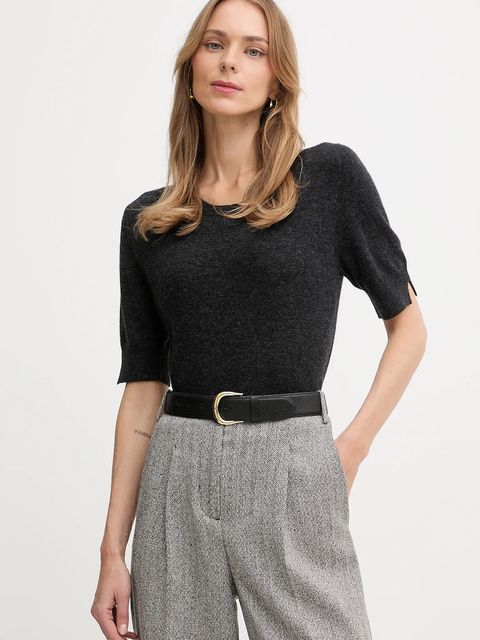 United Colors of Benetton sweter damski kolor szary lekki 1002D10D2 - zdjęcie produktu nr 1