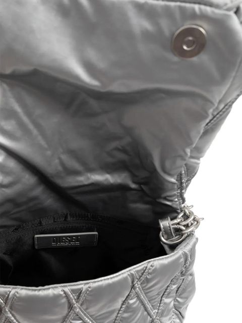 Diesel Charm-D shoulder bag - Silver