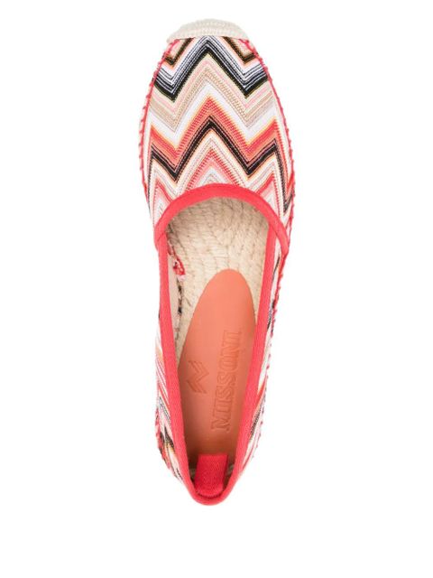 Missoni Zigzag espadrilles - Red