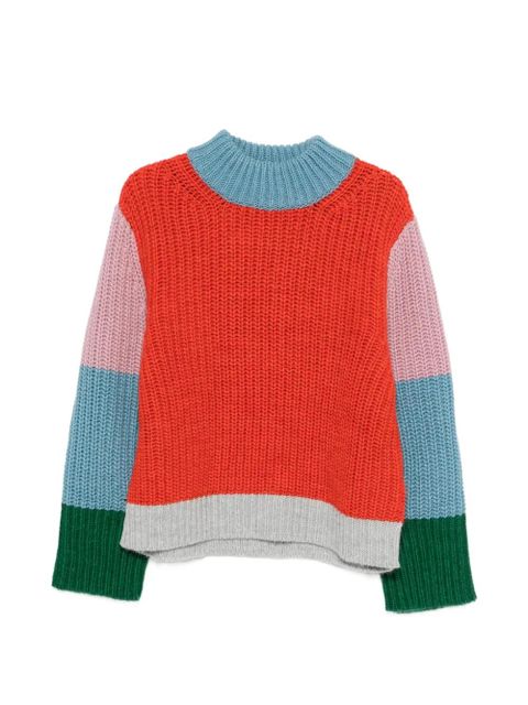 Essentiel Antwerp colour-block sweater - Red - zdjęcie produktu nr 1