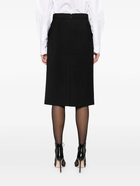 Alexander McQueen pocket-detail skirt - Black