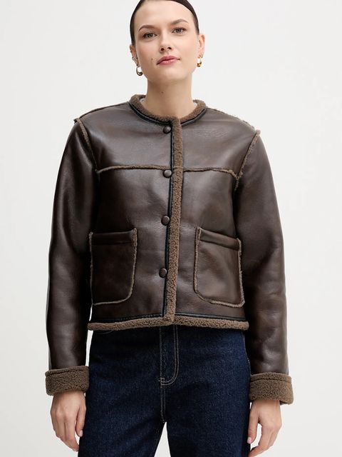 Hoss Intropia kurtka kolor brązowy przejściowa 5452476 - zdjęcie produktu nr 1