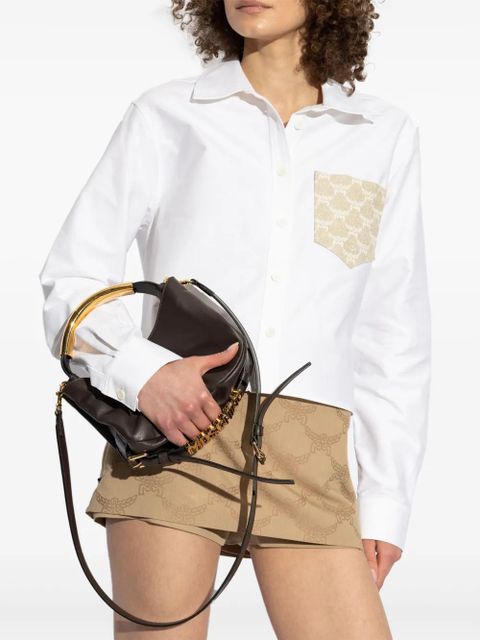 Moschino leather tote bag - Brown - zdjęcie produktu nr 2