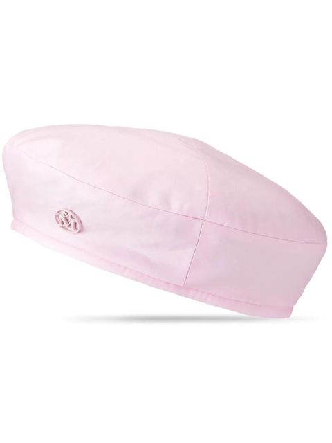 Maison Michel New Billy logo-plaque beret - Pink - zdjęcie produktu nr 1