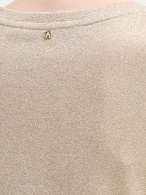 Marc Aurel t-shirt damski kolor beżowy 7632-7000-73813