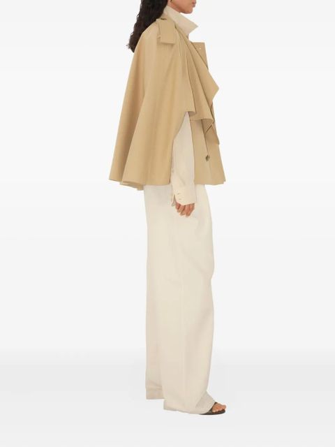 Burberry cotton cape - Neutrals