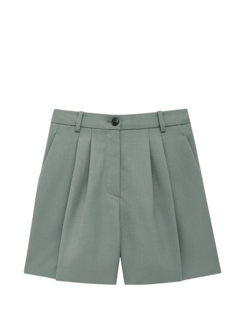 ANINE BING Brice tailored shorts - Green - zdjęcie produktu nr 1