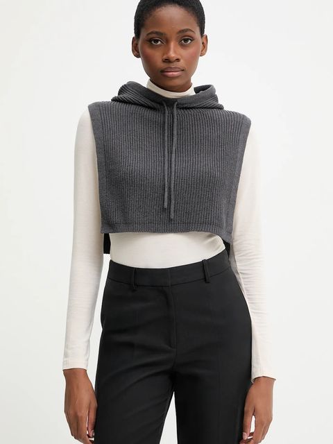 United Colors of Benetton kaptur kolor szary 6SCQDU01T - zdjęcie produktu nr 1