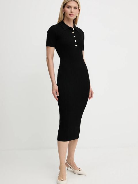 MICHAEL Michael Kors sukienka kolor czarny maxi dopasowana MT5832333D - zdjęcie produktu nr 2