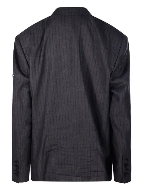 Balenciaga pinstripe pocket-design jacket - Grey - zdjęcie produktu nr 2
