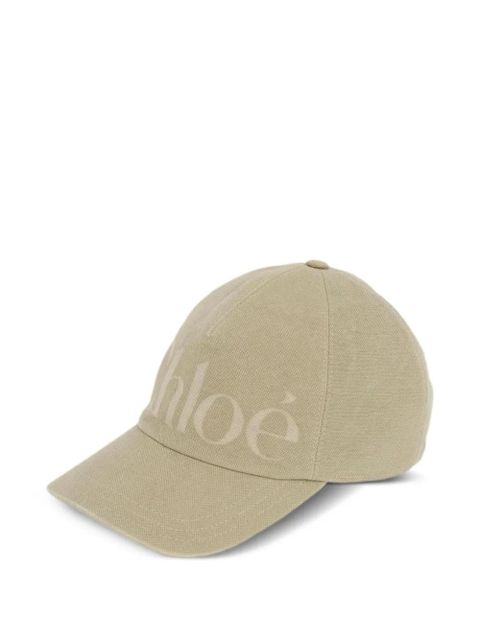 Chloé logo-print baseball cap - Neutrals - zdjęcie produktu nr 1