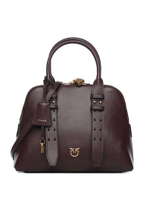 PINKO medium Escape leather tote bag - Red - zdjęcie produktu nr 1