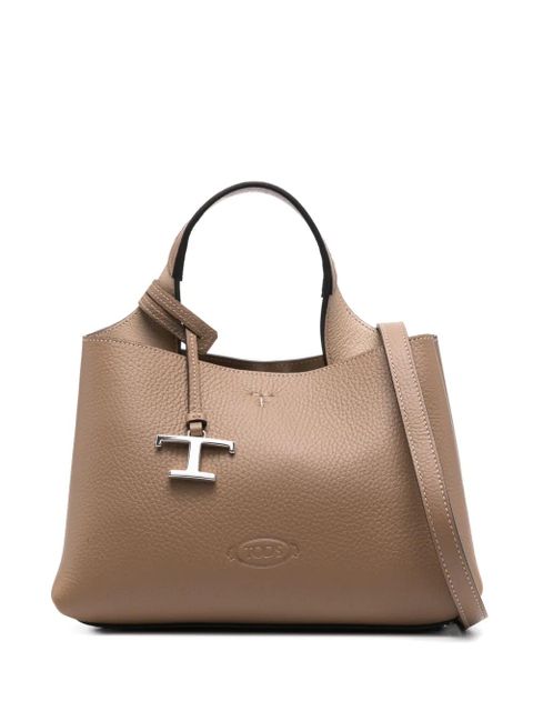 Tod's leather tote bag - Brown - zdjęcie produktu nr 1