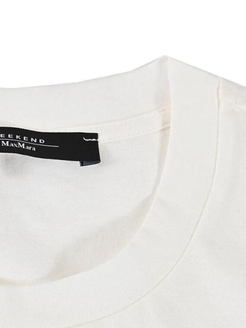 Weekend Max Mara striped crew-neck T-shirt - White