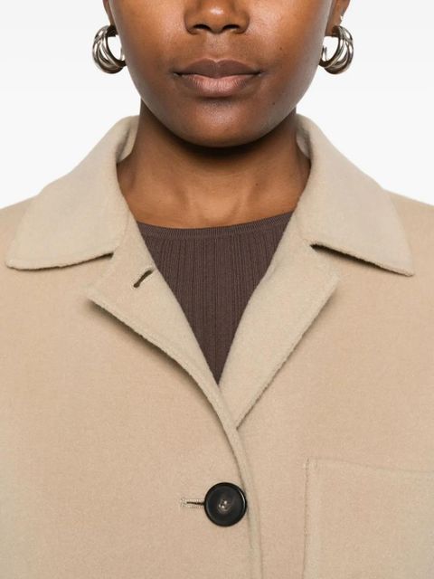 Weekend Max Mara patch-pocket button coat - Neutrals