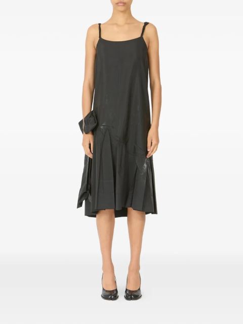 Maison Margiela bow-detail strap midi dress - Black