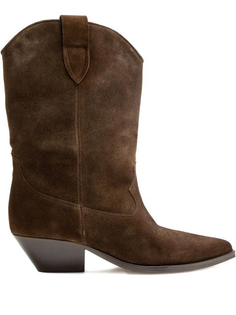 MARANT ÉTOILE DUERTO suede cowboy boots - Brown - zdjęcie produktu nr 1