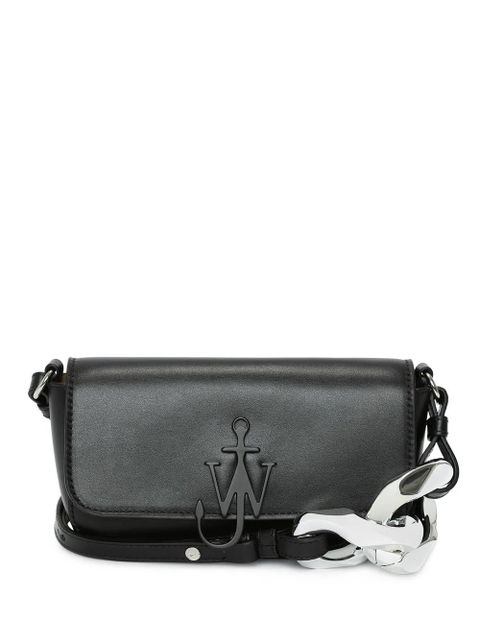 JW Anderson logo-plaque detail shoulder bag - Black - zdjęcie produktu nr 1