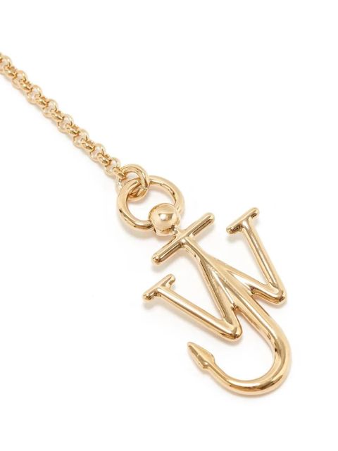 JW Anderson asymmetric Anchor-motif earrings - Gold