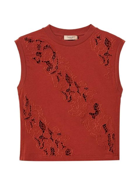TWINSET lace top - Brown - zdjęcie produktu nr 1