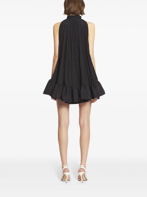 Lanvin ruffled mini dress - Black