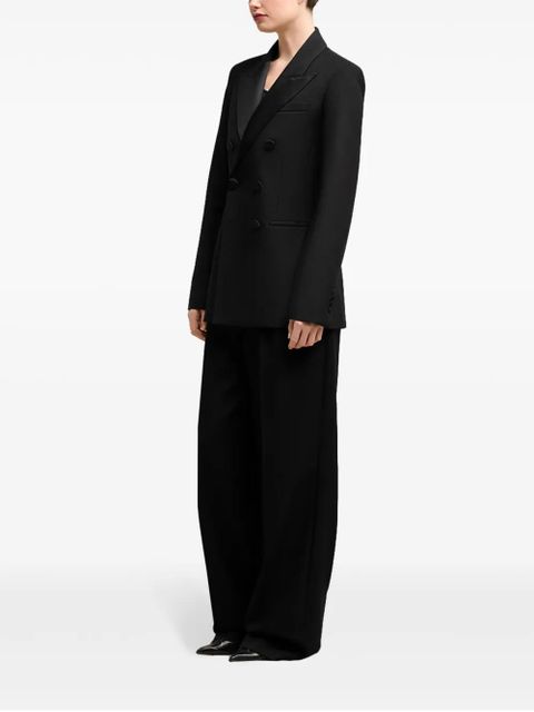 AMI Paris double-breasted buttoned jacket - Black