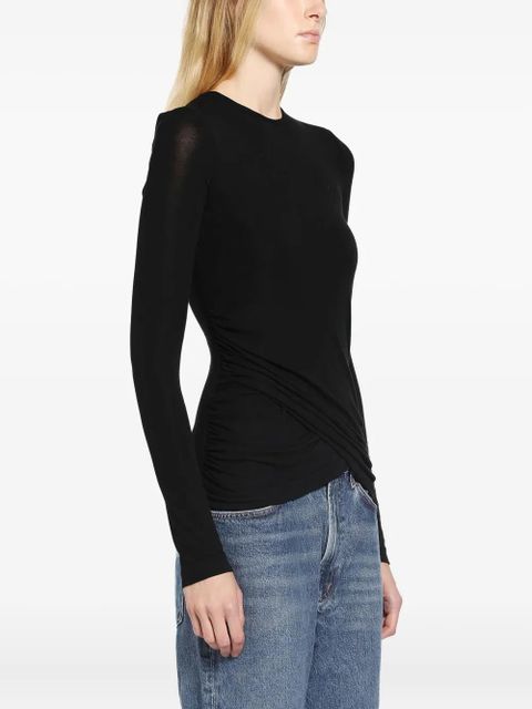 AGOLDE twist eve tee jersey - Black
