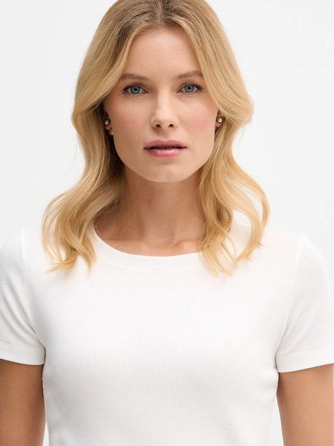 Tommy Hilfiger t-shirt damski kolor biały UW0UW06067