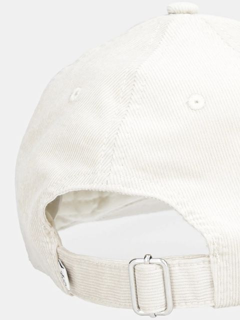 Marc O'Polo czapka z daszkiem sztruksowa kolor beżowy 508103401059