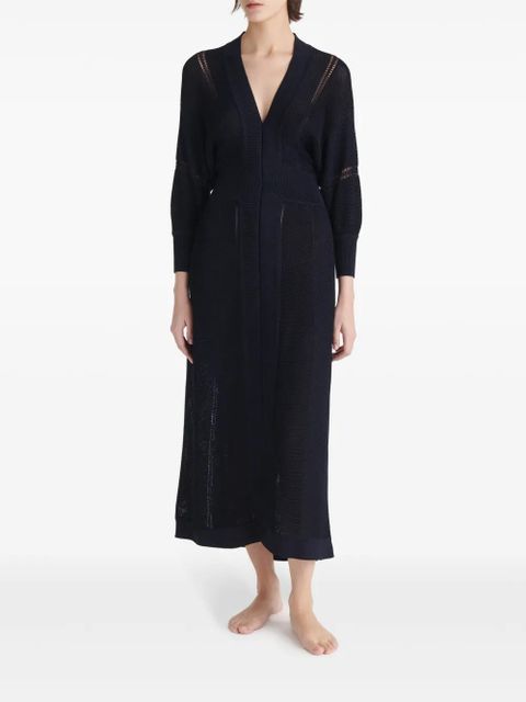 ERES Stella knitted V-neck dress - Black - zdjęcie produktu nr 2