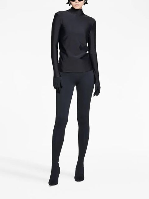 Balenciaga long-sleeve turtleneck top - Black
