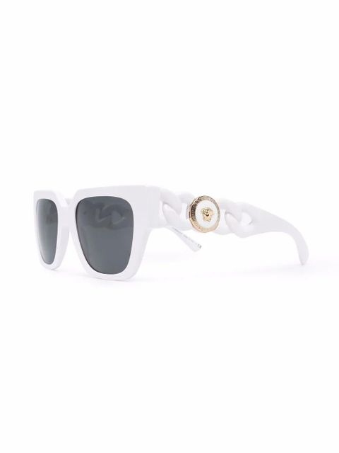 Versace Eyewear chain-arm sunglasses - White