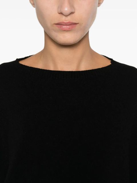 SOLOTRE round-neck sweater - Black