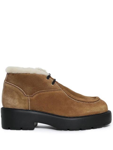 Miu Miu suede lace-up boots - Brown - zdjęcie produktu nr 1