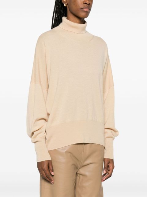 TOTEME roll-neck cashmere jumper - Neutrals