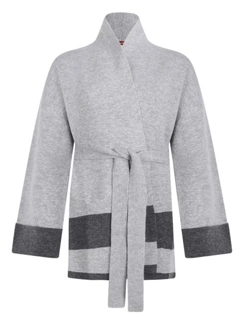 Max Mara belted cardigan - Grey - zdjęcie produktu nr 1