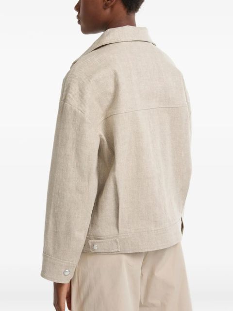Yves Salomon double-sided jacket - Grey