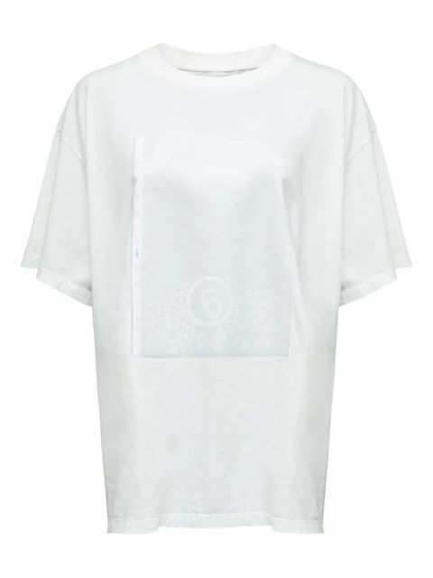 MM6 Maison Margiela cotton T-shirt - White - zdjęcie produktu nr 1