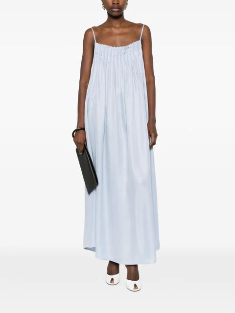 Eleh gathered-detail maxi dress - Blue - zdjęcie produktu nr 2