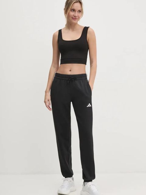 adidas spodnie dresowe Essentials kolor czarny wzorzyste JD5302 - zdjęcie produktu nr 2