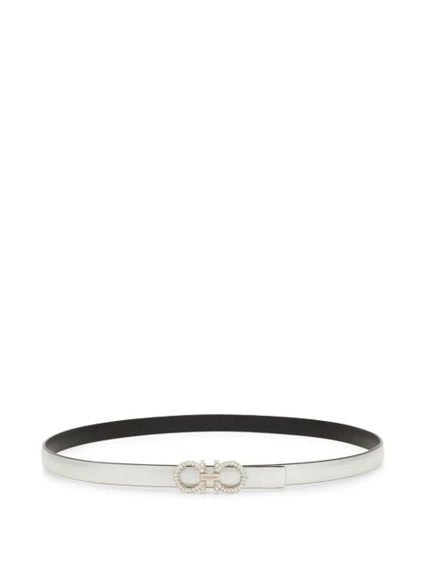 Ferragamo reversible adjustable Gancini belt - Silver - zdjęcie produktu nr 1