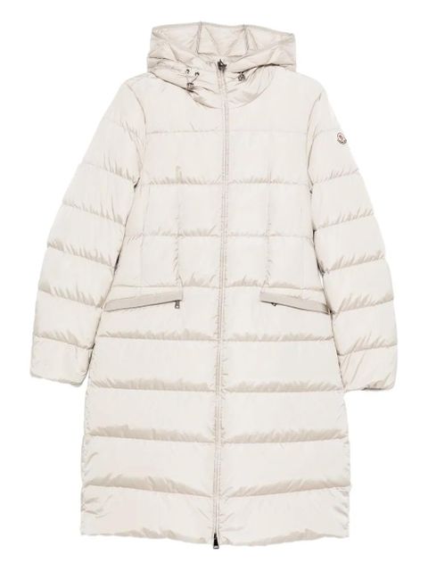 Moncler hooded quilted coat - Neutrals - zdjęcie produktu nr 2