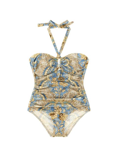 ZIMMERMANN Daylight paisley-print swimsuit - Blue - zdjęcie produktu nr 1