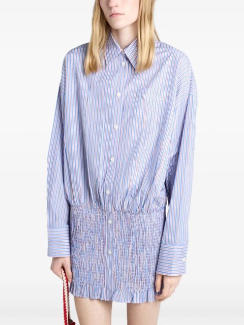 Prada striped cotton shirt - Blue