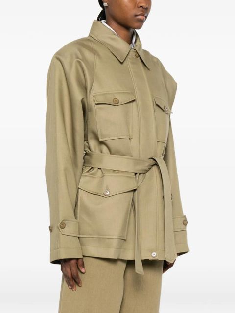 The Frankie Shop Kella padded utility jacket - Green